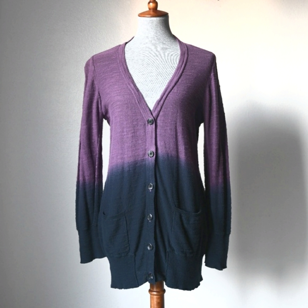 Vintage Y2K Calvin Klein Jeans Ombré Cardigan Size XL